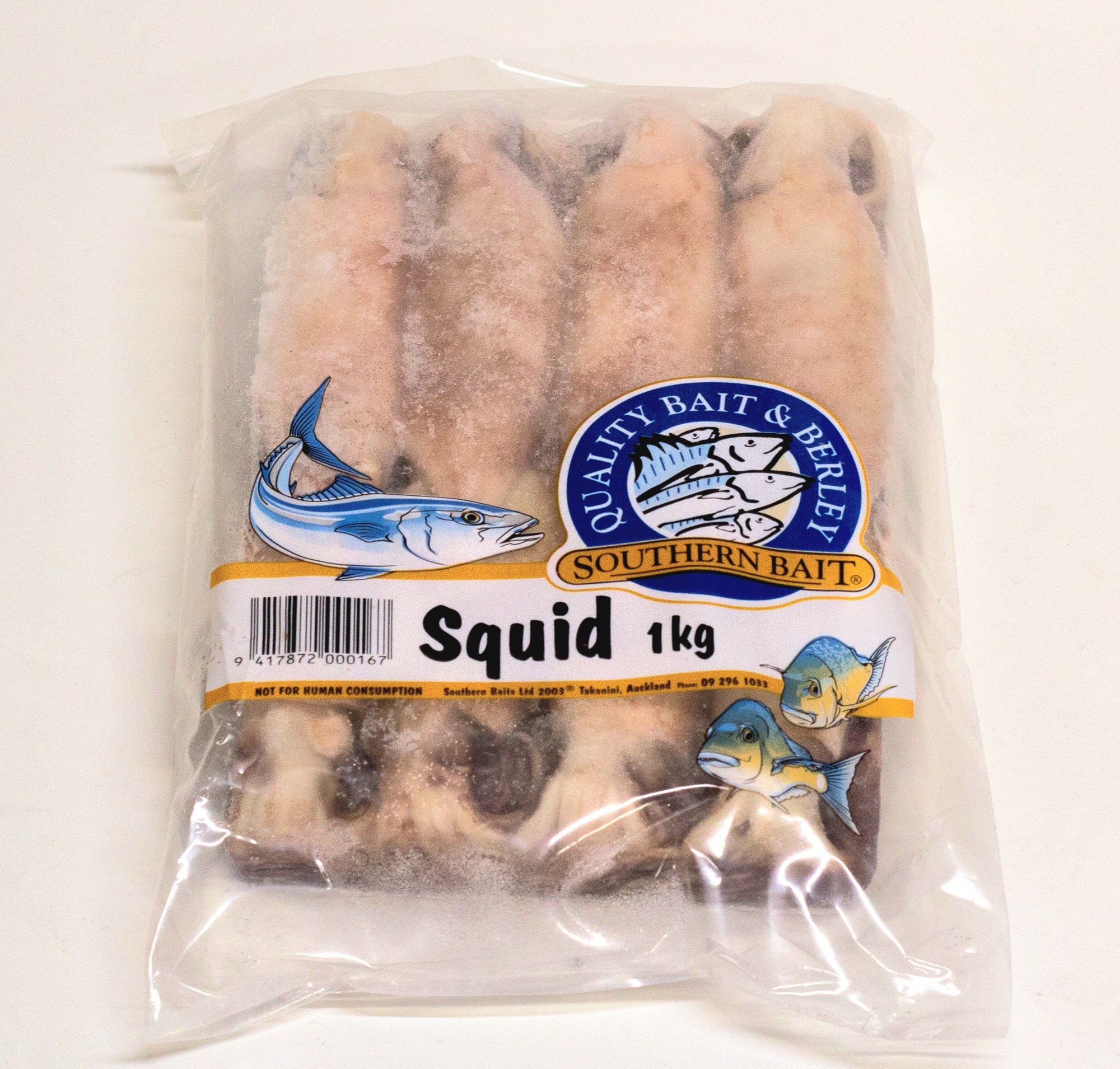 Southern Bait Squid Block 1kg – MOLONEY DISTRIBUTION LTD