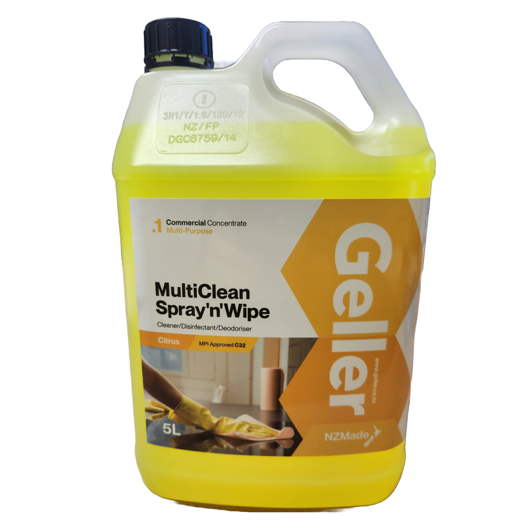 Multi Clean Nz Multiclean Spray 'n' Wipe 5L – MOLONEY DISTRIBUTION LTD