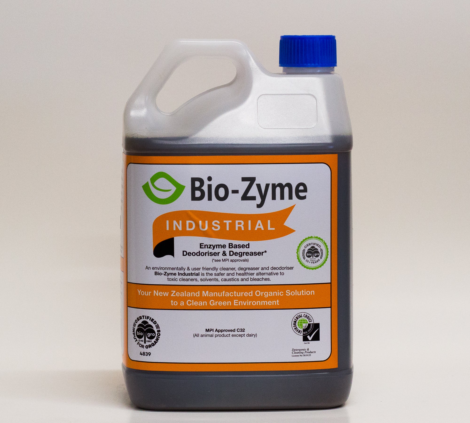 BioZyme Industrial Cleaner 5ltr – MOLONEY DISTRIBUTION LTD